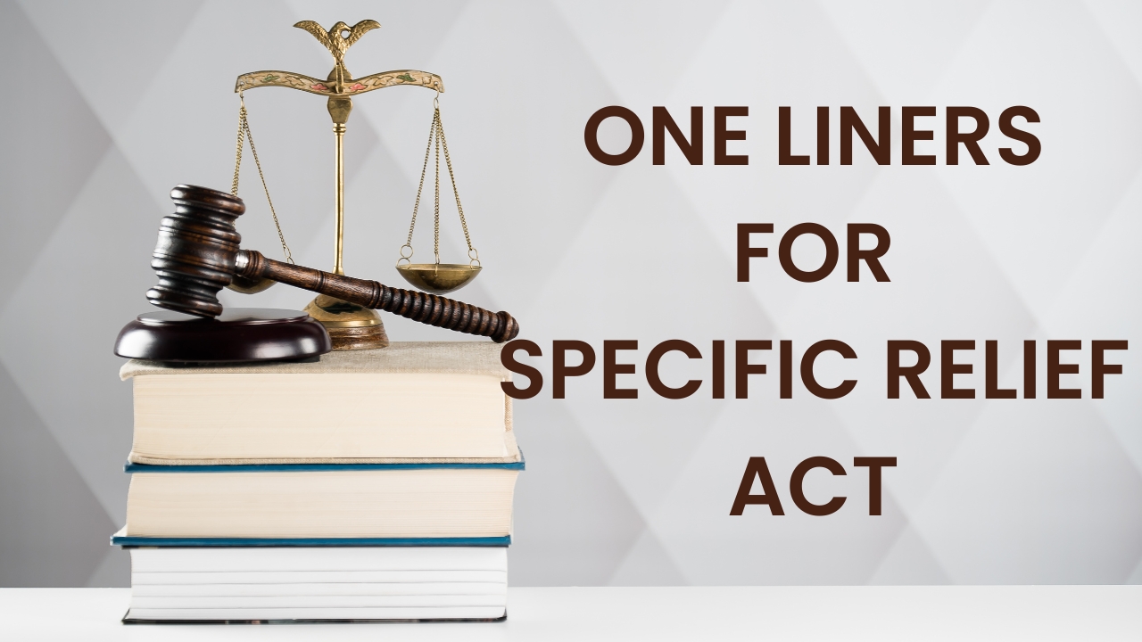 Specific Relief Act