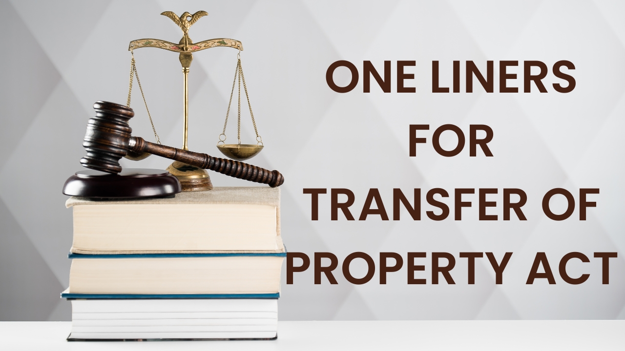 Transfer of Property Act